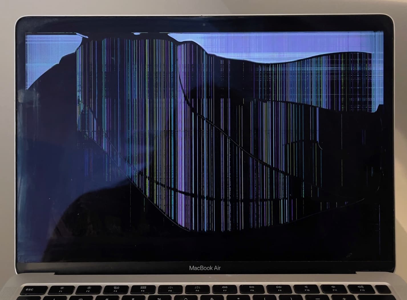 MacBook Air Screen Multi Colored Lines Fix